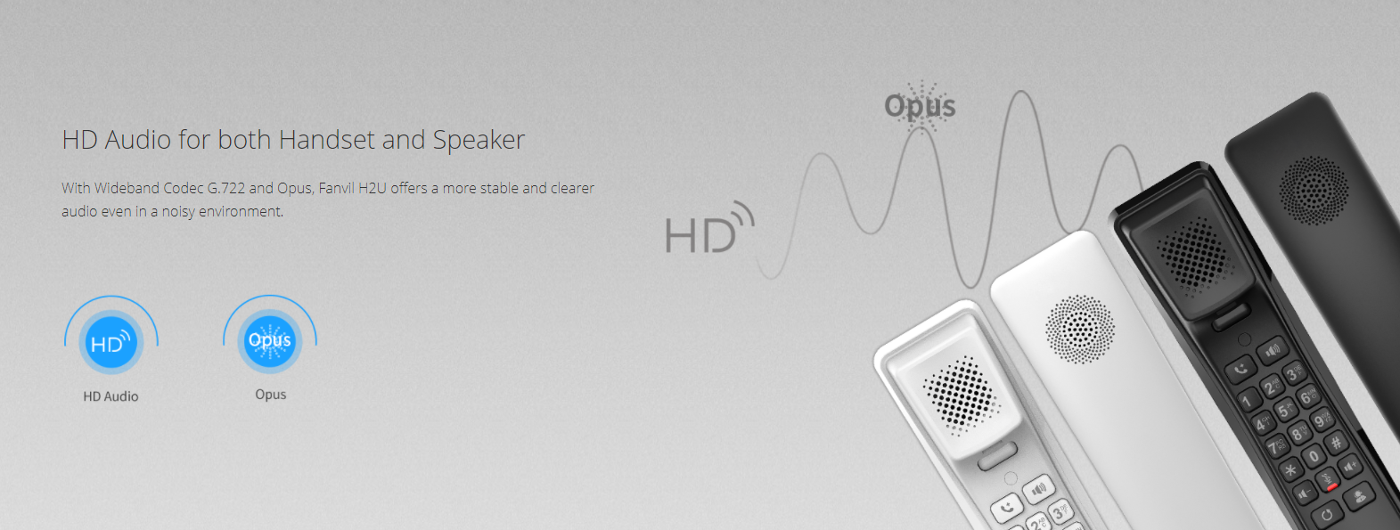 FANVIL H2U COMPACT HOTEL IP PHONE