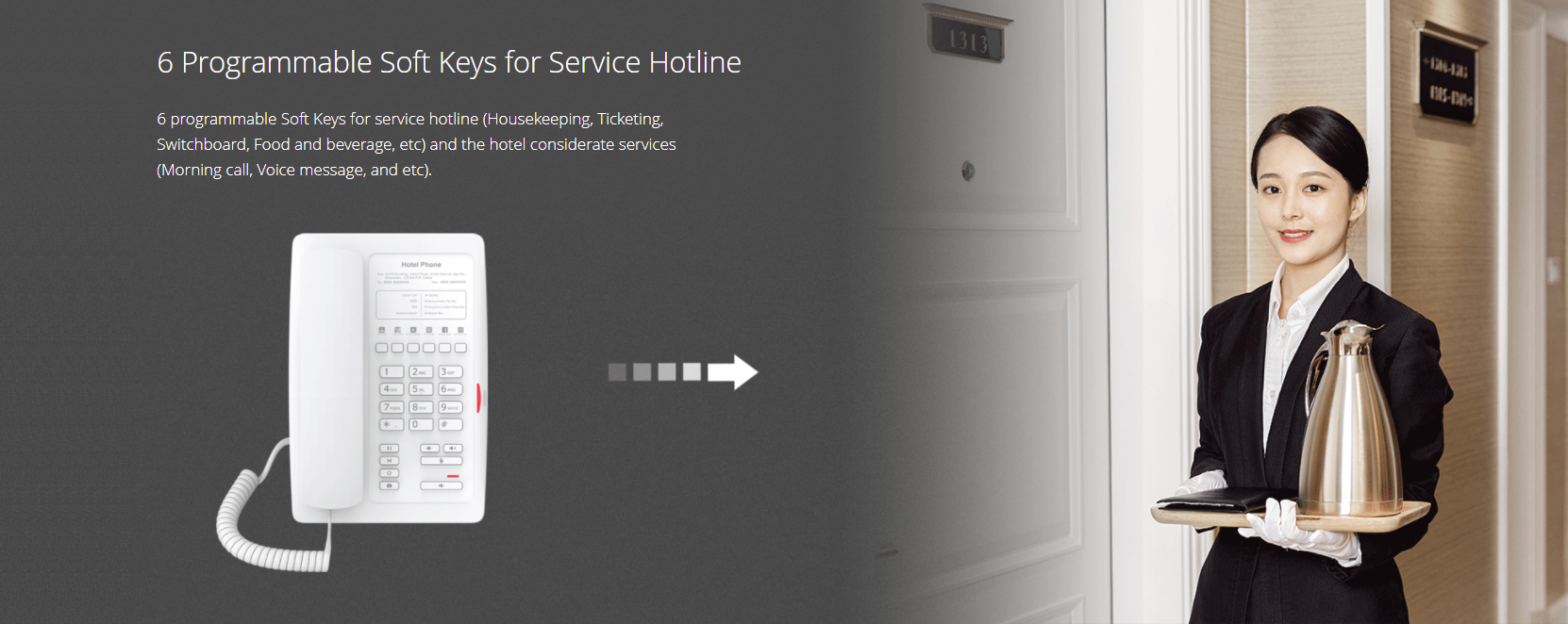 FANVIL H3 HOSPITALITY IP PHONE