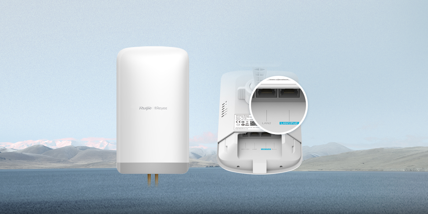 Ruijie - Rayee RG-EST350 V2 5GHz Dual-stream 802.11ac 5KM Wireless Bridge