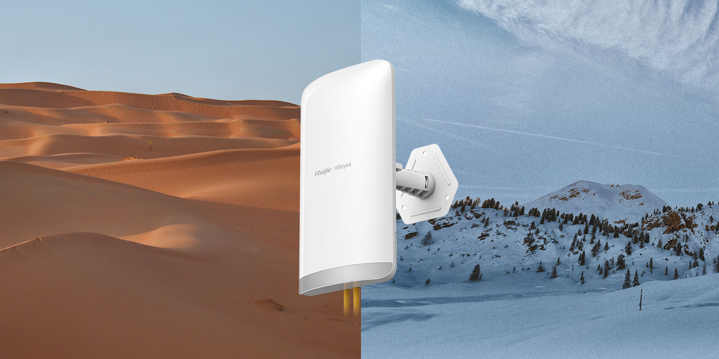 Ruijie - Rayee RG-EST350 V2 5GHz Dual-stream 802.11ac 5KM Wireless Bridge