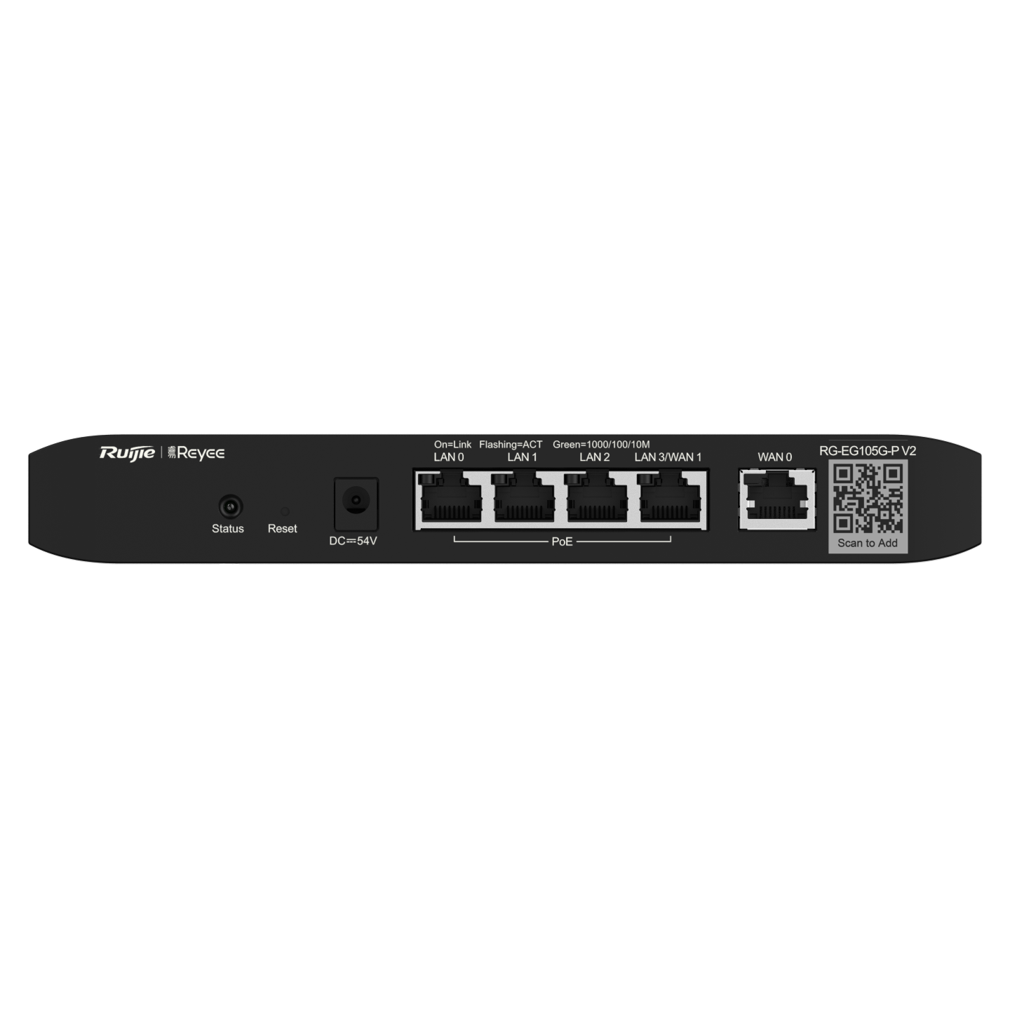 Ruijie - Rayee RG-EG105G-P V2 Cloud Managed PoE Router