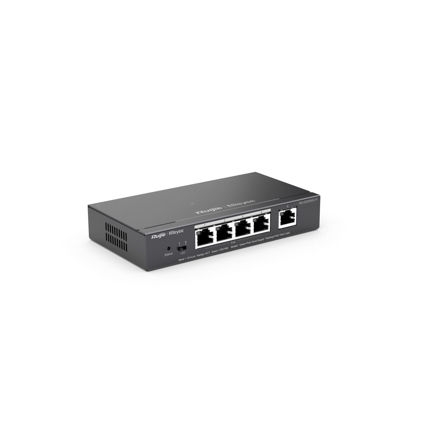 Ruijie - Rayee RG-ES205GC-P 5 Port Gigabit Cloud Managed PoE+ Switch
