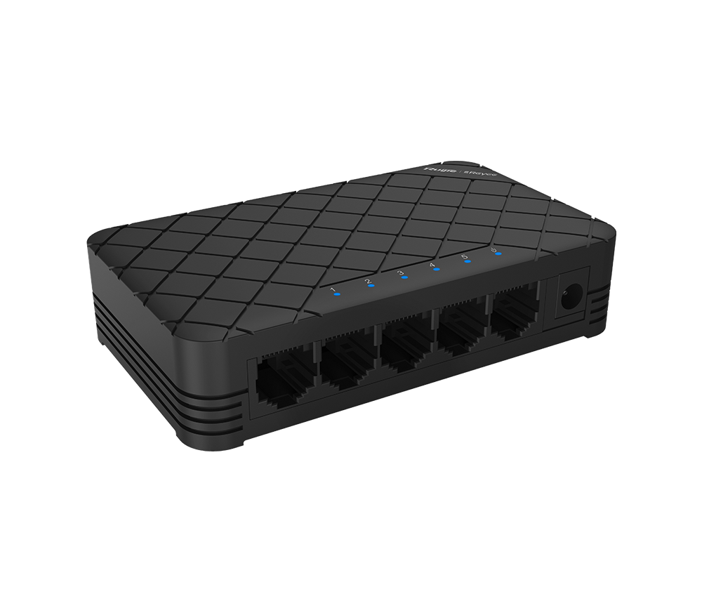 Ruijie - Rayee RG-ES05 5 Port 10/100Mbps Unmanaged Switch (Plastic case)